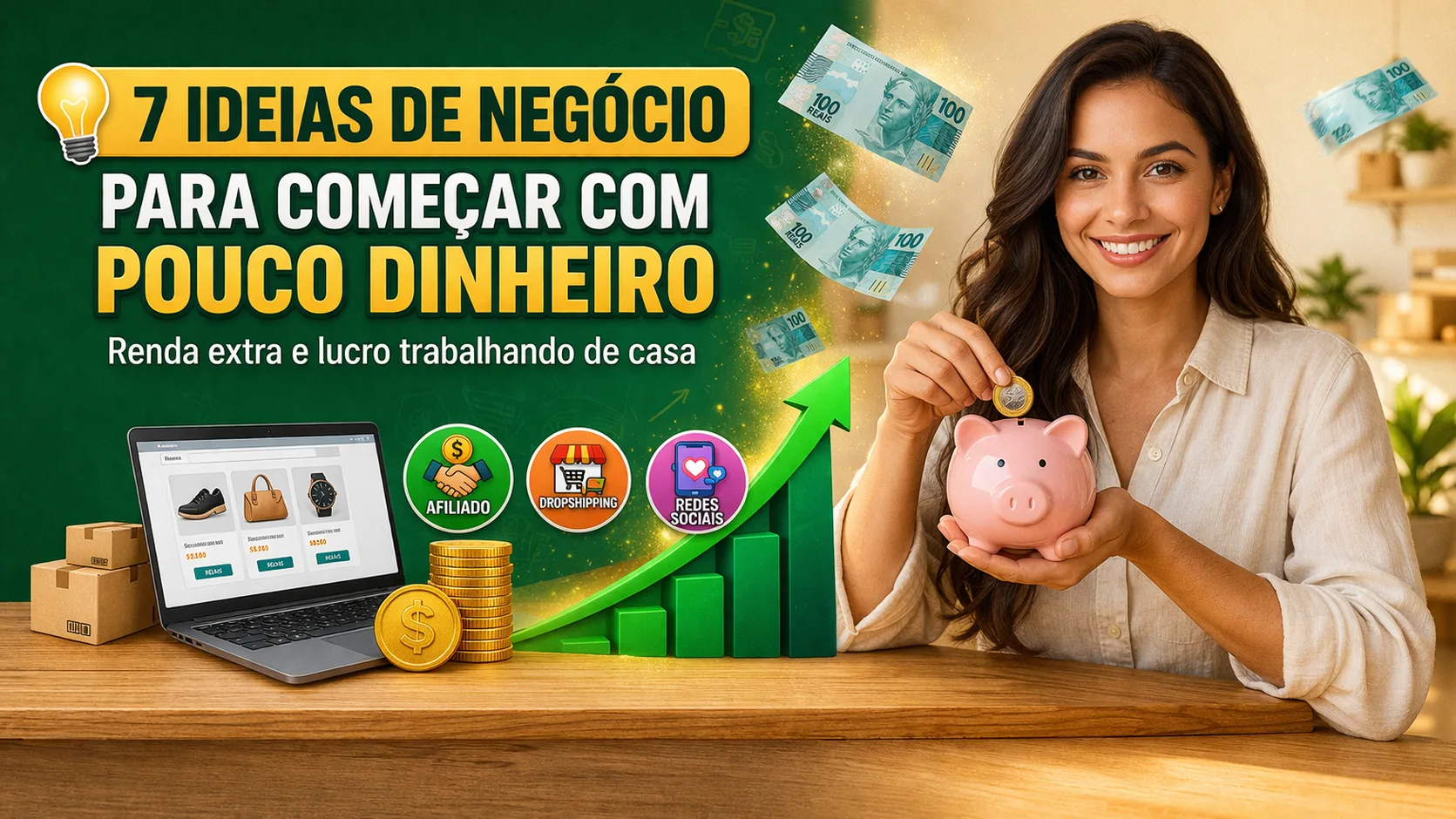 7-ideias de negócio para começar com pouco dinheiro