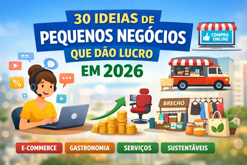 pequenos negócios que dão lucro