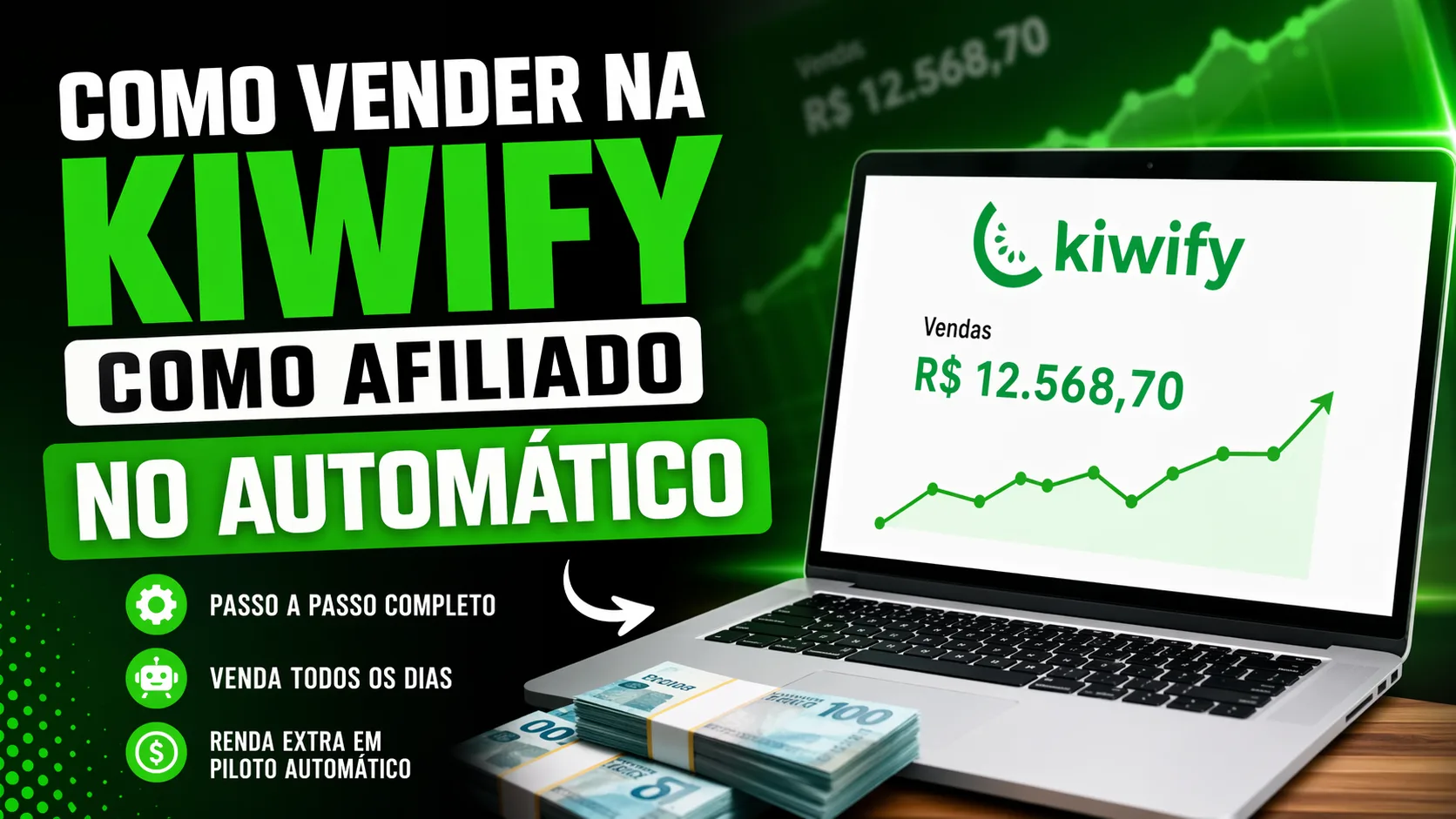 Como vender na Kiwify como afiliado no automático