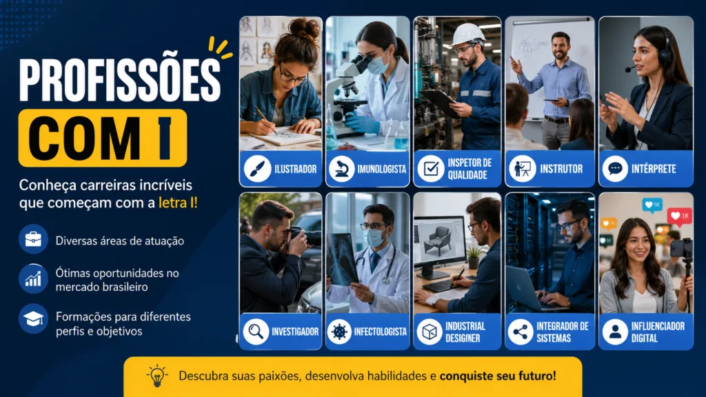Profissões com I