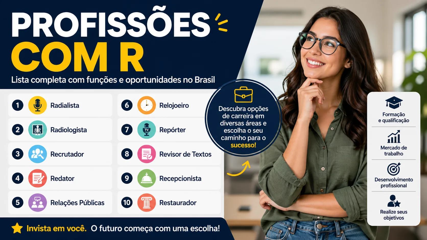 Profissões com R