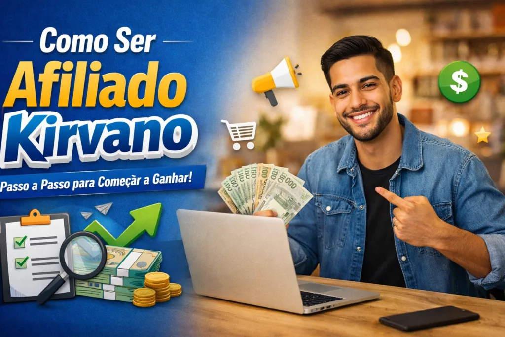 como ser afiliado kirvano