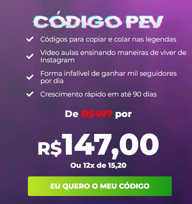 Código PEV Funciona Mesmo? Descubra Toda a Verdade Antes de Comprar