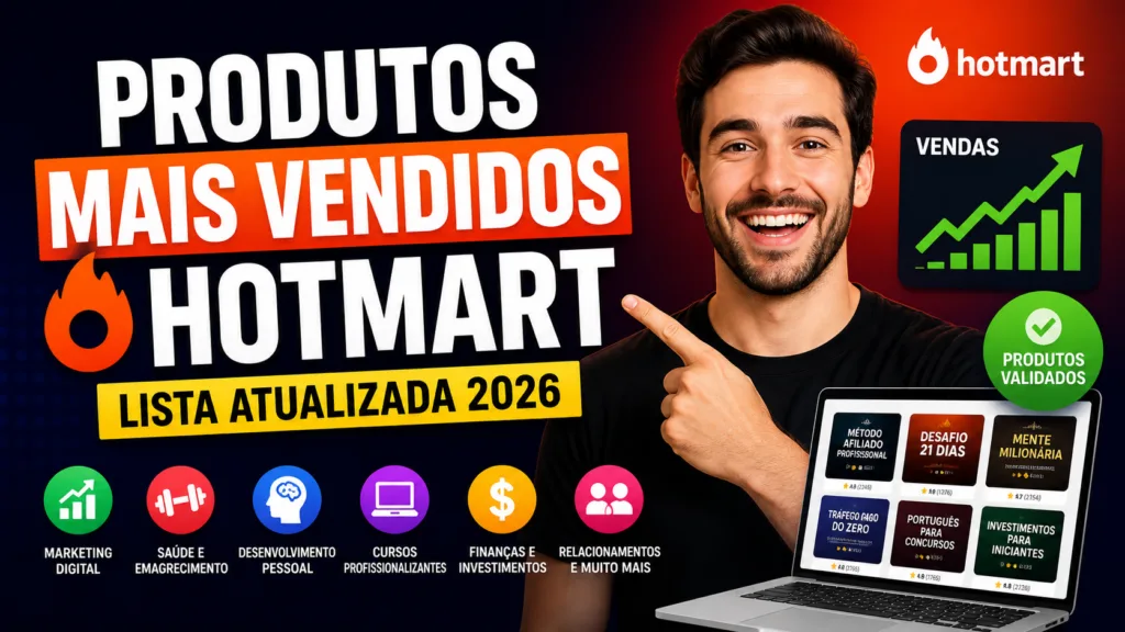 Produtos Mais Vendidos Hotmart
